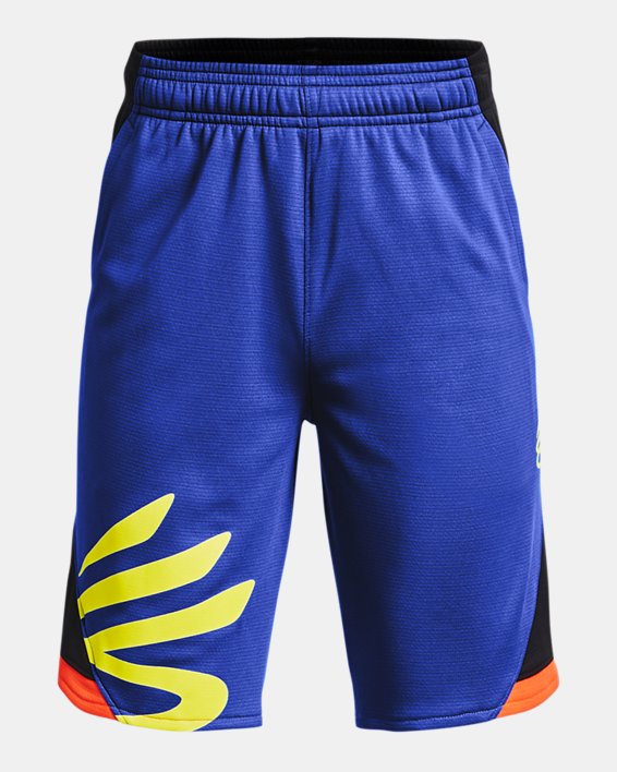 Boys' Curry Splash Shorts, Blue, pdpMainDesktop image number 0